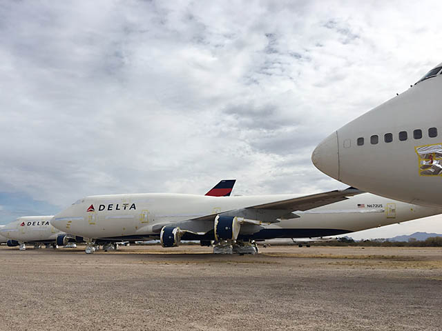 Mariage et enterrement pour le dernier 747 de Delta Air Line 124 Air Journal