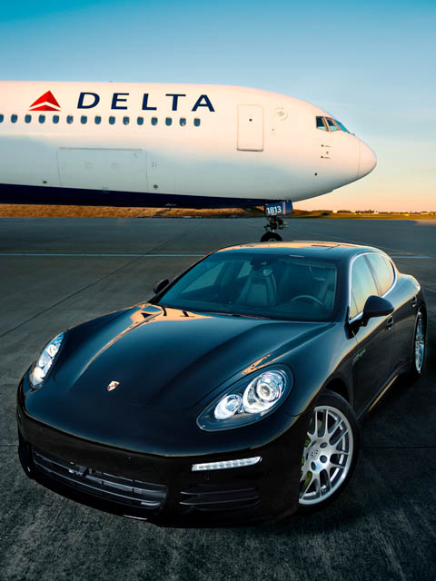 air-journal_Delta 767-400ER+Porsche+Panamera