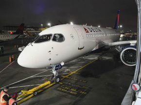La compagnie aérienne Delta Air Lines a effectué le premier vol commercial d’un Airbus A220-100 aux USA, avec une rotation ent