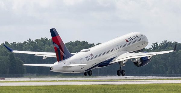Le premier Airbus A220 assemblé à Mobile en Alabama a effectué son premier vol hier, aux couleurs de la compagnie aérienne Del