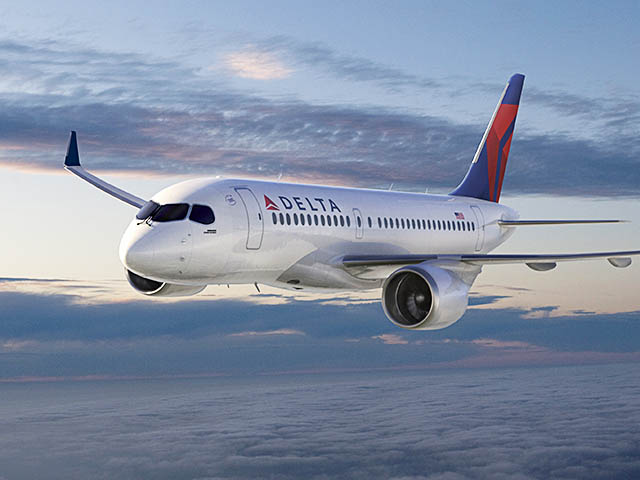 Delta Air Lines: l’Airbus 220 bloqué par le shutdown ? 2 Air Journal