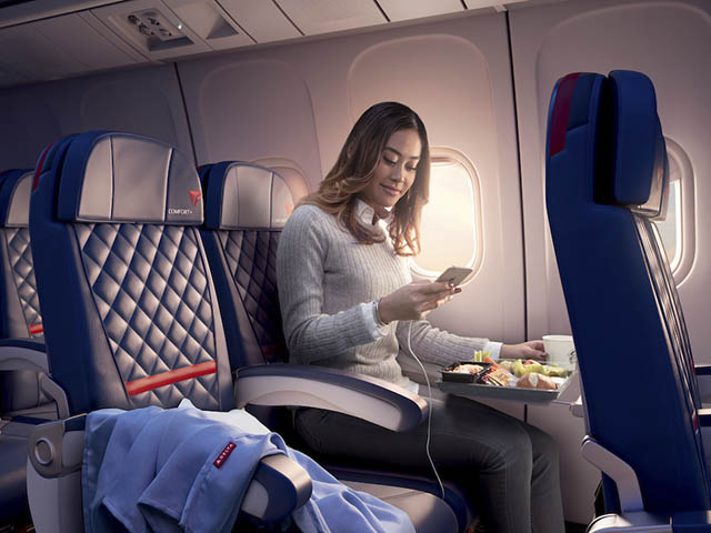 Delta Air Lines : Airbus A350 en service et Comfort+ transatlantique 38 Air Journal