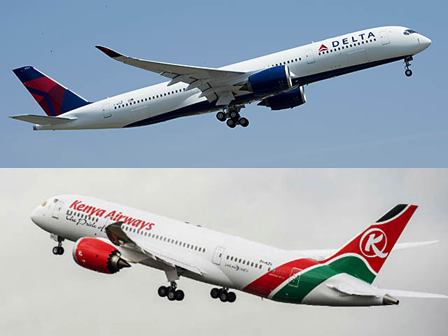 Delta Air Lines et Kenya Airways partagent leurs codes 1 Air Journal