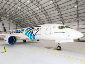 L avionneur européen Airbus indique que le premier A220-300 d EgyptAir, immatriculé MSN 55058, a complété son vol d essai depu