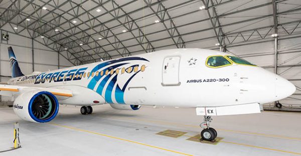 L avionneur européen Airbus indique que le premier A220-300 d EgyptAir, immatriculé MSN 55058, a complété son vol d essai depu
