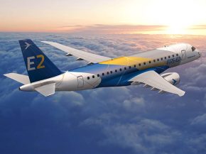 Embraer affiche pour l’année écoulée 90 livraisons pour les avions commerciaux, en ligne avec ses prévisions, mais seulement