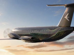 
L’avionneur brésilien Embraer a présenté hier les premières illustrations de ce à quoi pourrait ressembler son futur avion