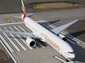 
La compagnie aérienne Emirates Airlines a vu son chiffre d’affaires reculer de 75% et son trafic chuter de 95% à 1,5 millions