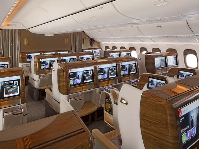 Emirates Airlines Presente Les Nouvelles Cabines De 777 Photos