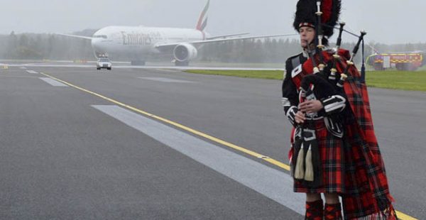 La compagnie aérienne Emirates Airlines a inauguré sa nouvelle liaison entre Dubaï et Edimbourg, sa deuxième destination en Ec