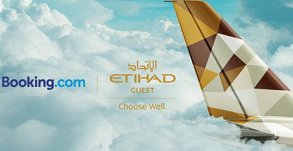 Le programme de fidélité de la compagnie aérienne Etihad Airways annonce un partenariat avec Booking.com, qui permet aux passag