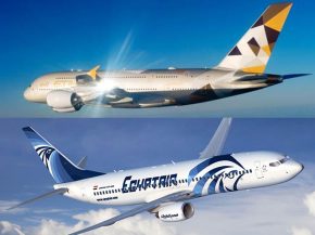 Les compagnies aériennes Etihad Airways et Egyptair renforcent leur accord de partage de codes pour couvrir plus de routes en Afr