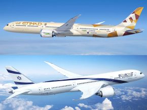 
Les compagnies aériennes Etihad Airways et El Al ont annoncé un accord stratégique portant sur le partage de codes et des prog