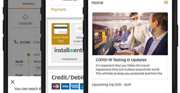 La compagnie aérienne Etihad Airways a ajouté des fonctionnalités à son application mobile pour fournir des avantages supplém