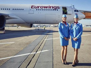 Le syndicat UFO représentant les hôtesses de l’air et stewards de la compagnie aérienne de la low cost Eurowings organise la 