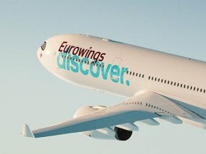 
La nouvelle compagnie aérienne loisirs Eurowings Discover inaugure samedi sa première liaison entre Francfort&nb