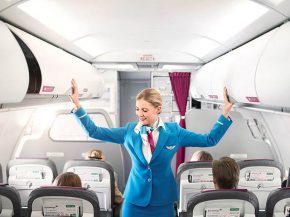 Les hôtesses de l’air et stewards de la compagnie aérienne low cost Eurowings ne seront en grève que dans la matinée ce mard