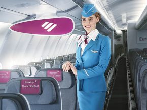 
La compagnie aérienne low cost Eurowings se dit optimiste pour une reprise du trafic dès l’été prochain, l’arrivée des v