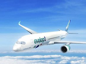 L’unique Airbus A350-900 commandé par la compagnie aérienne Evelop Airlines devrait entrer en service en mai prochain, sur les