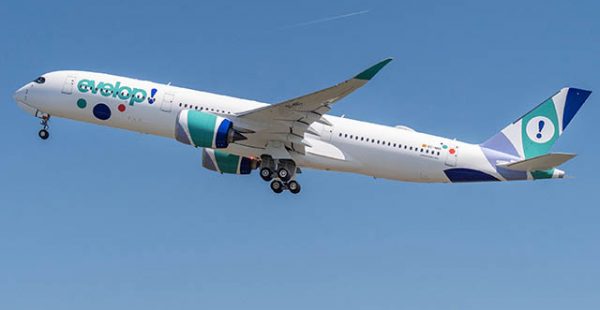 La compagnie aérienne espagnole Evelop Airlines a pris possession du premier de ses deux Airbus A350-900, tandis que Bamboo Airwa