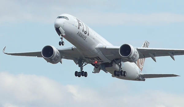 Le premier Airbus A350 de Fiji Airways décolle (vidéo) 1 Air Journal