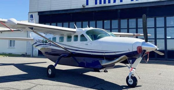 
La compagnie aérienne Finistair a mis en service à l’aérodrome d’Ouessant un deuxième avion, un Cessna Grand Cravan qui s