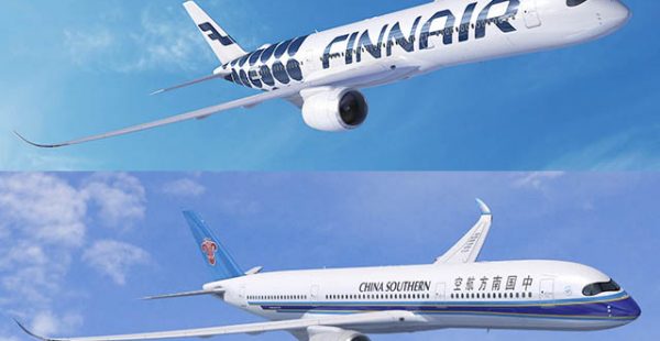 Les compagnies aériennes Finnair et China Southern Airlines s’associent à travers un accord de partage de codes permettant aux