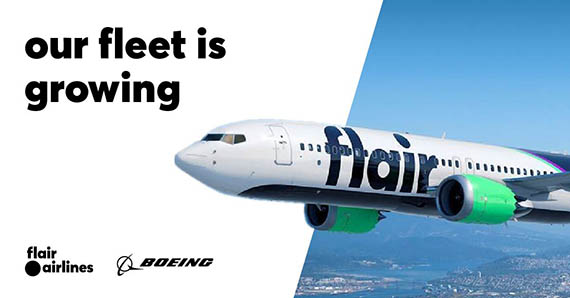 Flair Airlines : 30 Boeing 737 MAX d’ici la mi-2023, 50 en 2025 1 Air Journal