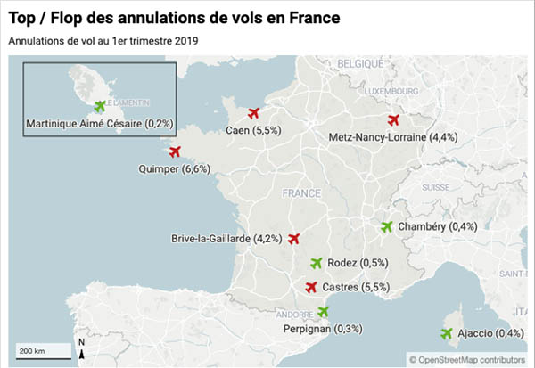 Aéroports français : le meilleur et le pire des perturbations 22 Air Journal