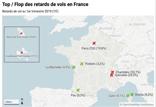Aéroports français : le meilleur et le pire des perturbations 66 Air Journal