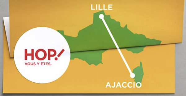 La compagnie aérienne HOP! Air France a confié à l’agence HUMANSEVEN sa prochaine campagne publicitaire, un   nouveau t