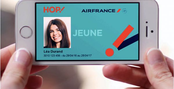 La carte Jeune 12-24 ans de la compagnie aérienne HOP!, jusqu’alors disponible sur une centaine de liaisons domestiques, est é