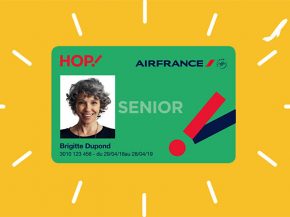 Après le lancement des cartes Jeune et Week-End, la compagnie aérienne HOP! Air France a dévoilé hier une nouvelle carte Senio
