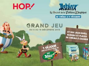 La compagnie aérienne HOP! s’associe au nouveau film d’animation   Astérix - Le Secret de la Potion Magique », à l’occa