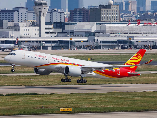 Hainan Airlines opère l’A350 sous ses couleurs 1 Air Journal