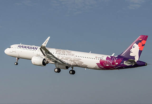Honolulu accueille le 1er Airbus A321neo de Hawaiian Airlines 13 Air Journal