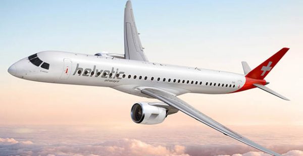 La compagnie aérienne Helvetic Airways s’est engagée à convertir vers l’Embraer 195-E2 quatre des douze E190-E2 commandés 