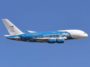 L’Airbus A380 de la société de location avec équipage Hi Fly s’est posé dimanche à Antanarivo, une première pour la capi