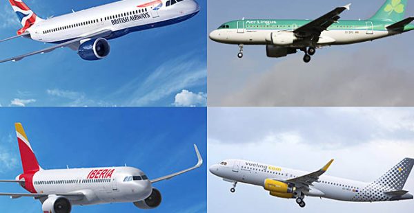International Airlines Group, formé des compagnies aériennes British Airways, Iberia, Aer Lingus et les low cost Vueling et Leve