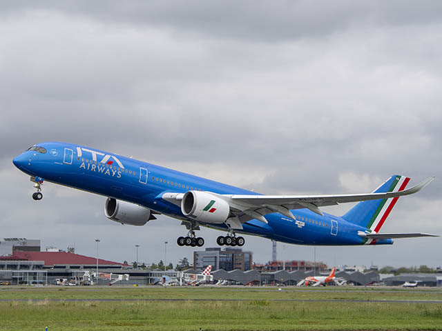 ITA Airways : le premier A350-900 a décollé (photos, vidéo) 115 Air Journal