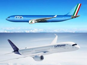 
Le gouvernement de Rome a annoncé hier avoir signé une lettre d intention avec Lufthansa Group pour la vente d une participatio