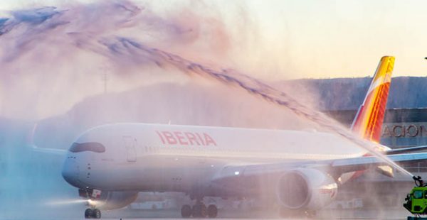 La compagnie aérienne Iberia a déployé pour la première fois entre Madrid et Quito un de ses Airbus A350-900, une première po