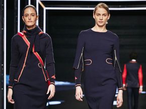 La compagnie aérienne Iberia a présenté les nouveaux uniformes de ses navigants et du personnel d’aéroport, lors de la Fashi