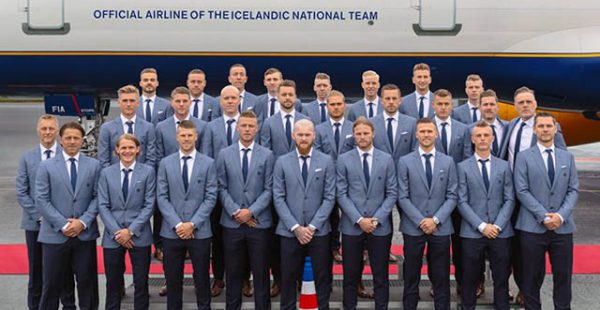La compagnie aérienne Icelandair est fière de transporter l’équipe nationale de football d’Islande pour sa première qualif