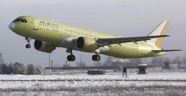 Le quatrième prototype de l’Irkut MC-21-300 a effectué son vol inaugural le jour de Noël, la certification du monocouloir rus