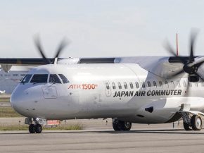 Un ATR 72-600 aux couleurs de la compagnie aérienne Japan Air Commuter est devenu le 1500eme avion livré par l’avionneur franc