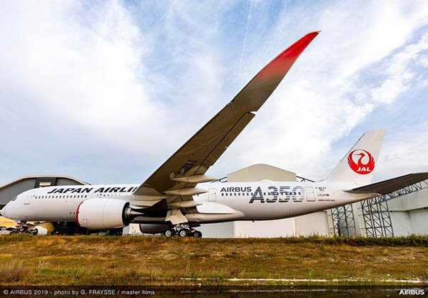 Deuxième Airbus A350 en vue pour Japan Airlines 1 Air Journal
