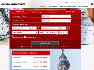 air-journal_Japan Airlines nouveau site