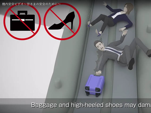 Japan Airlines : une vidéo de sécurité insistant sur les évacuations 14 Air Journal