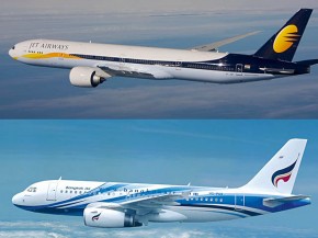 Les compagnies aériennes Jet Airways et Bangkok Airways ont annoncé l’expansion de leur accord de partage de codes, à des rou